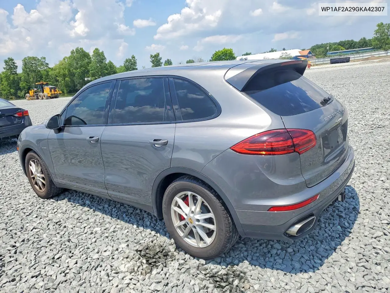2016 Porsche Cayenne VIN: WP1AF2A29GKA42307 Lot: 60156356