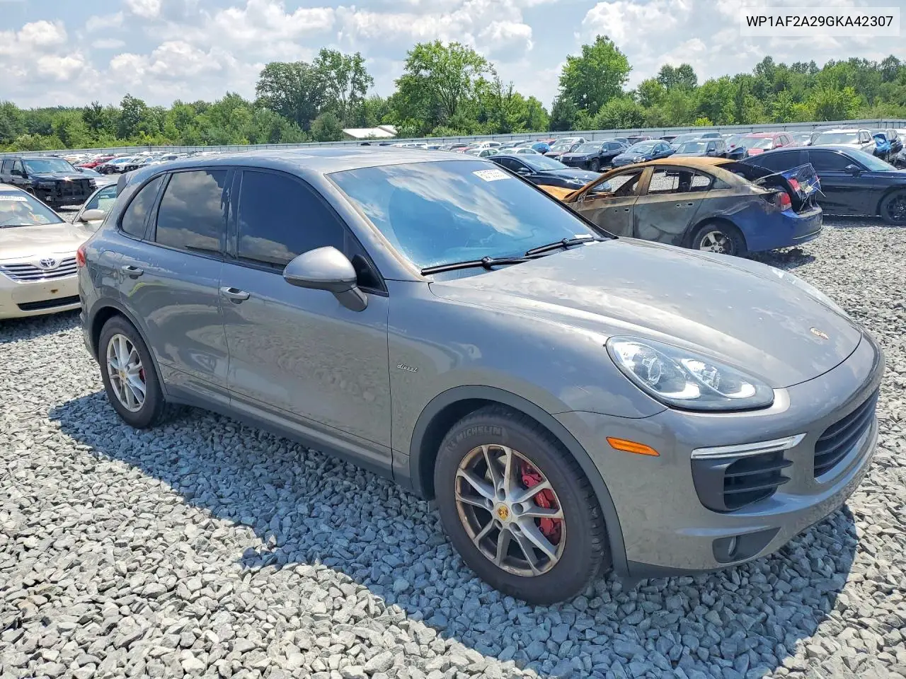 2016 Porsche Cayenne VIN: WP1AF2A29GKA42307 Lot: 60156356