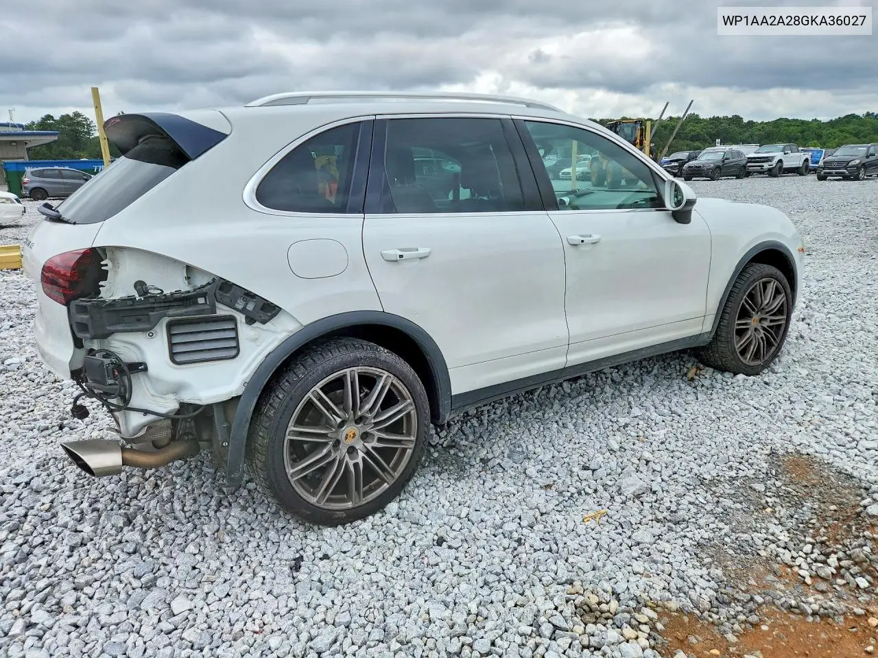 2016 Porsche Cayenne VIN: WP1AA2A28GKA36027 Lot: 60408996