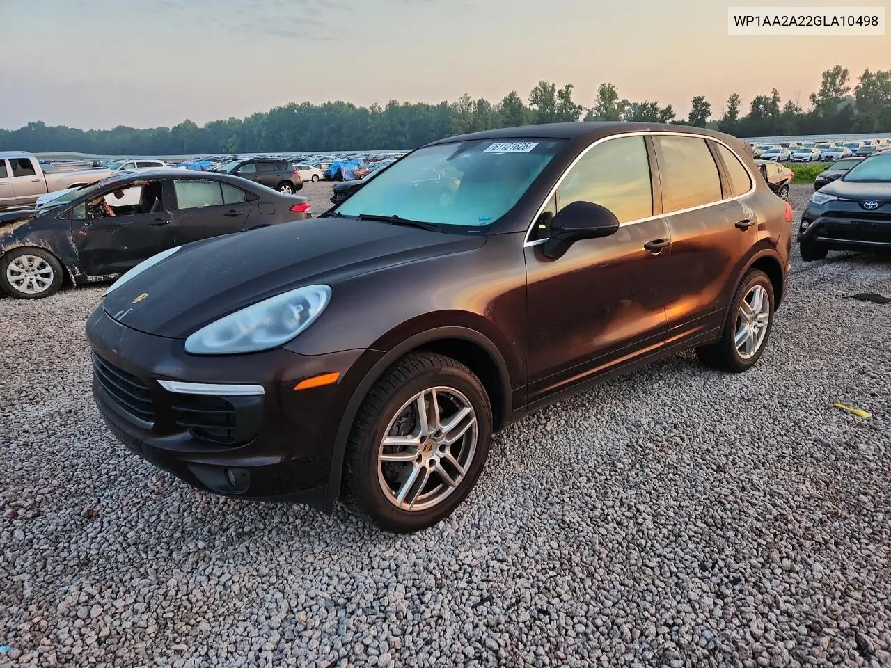 2016 Porsche Cayenne VIN: WP1AA2A22GLA10498 Lot: 61121626