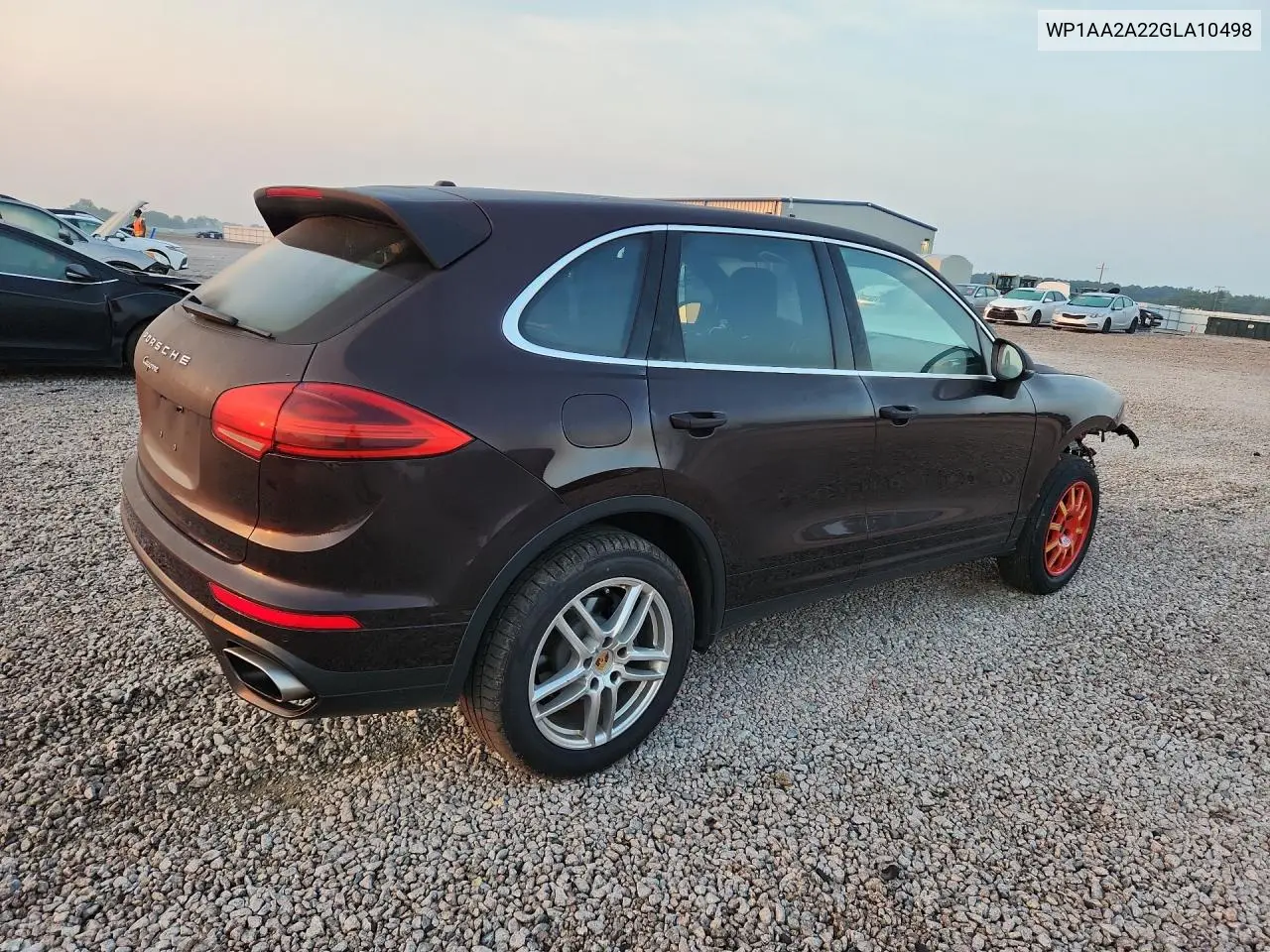 2016 Porsche Cayenne VIN: WP1AA2A22GLA10498 Lot: 61121626