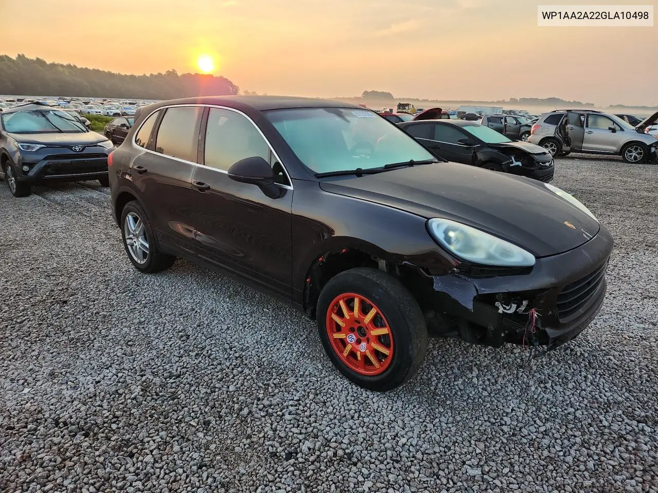 2016 Porsche Cayenne VIN: WP1AA2A22GLA10498 Lot: 61121626