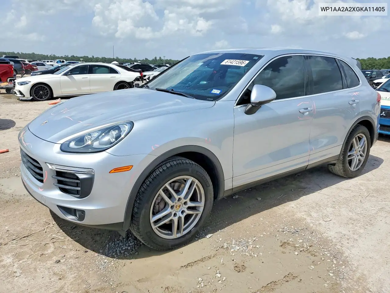 2016 Porsche Cayenne VIN: WP1AA2A2XGKA11405 Lot: 61421596