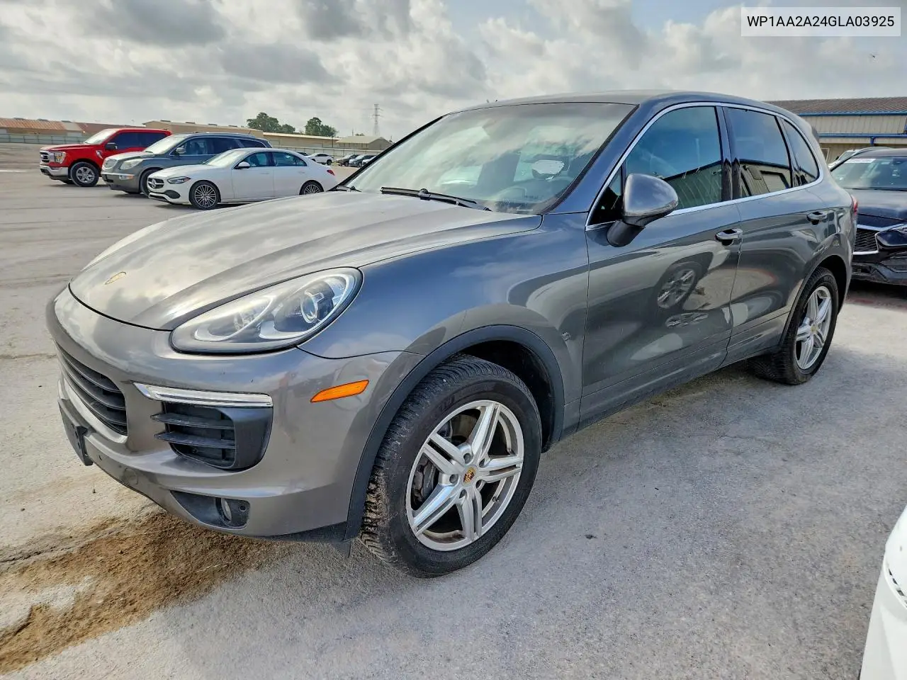 2016 Porsche Cayenne VIN: WP1AA2A24GLA03925 Lot: 61487686
