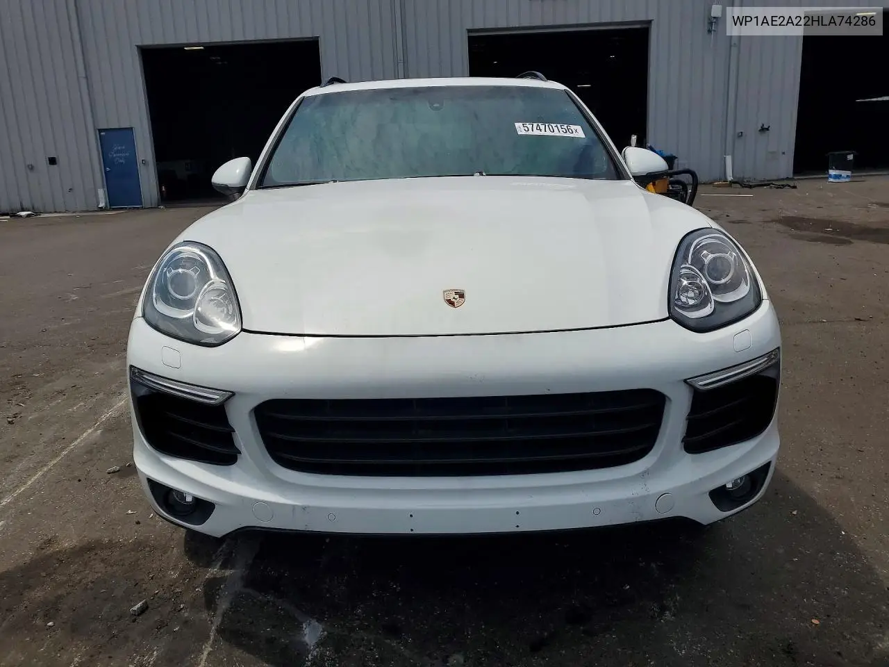 2017 Porsche Cayenne Se Hybrid Platinum VIN: WP1AE2A22HLA74286 Lot: 57470156