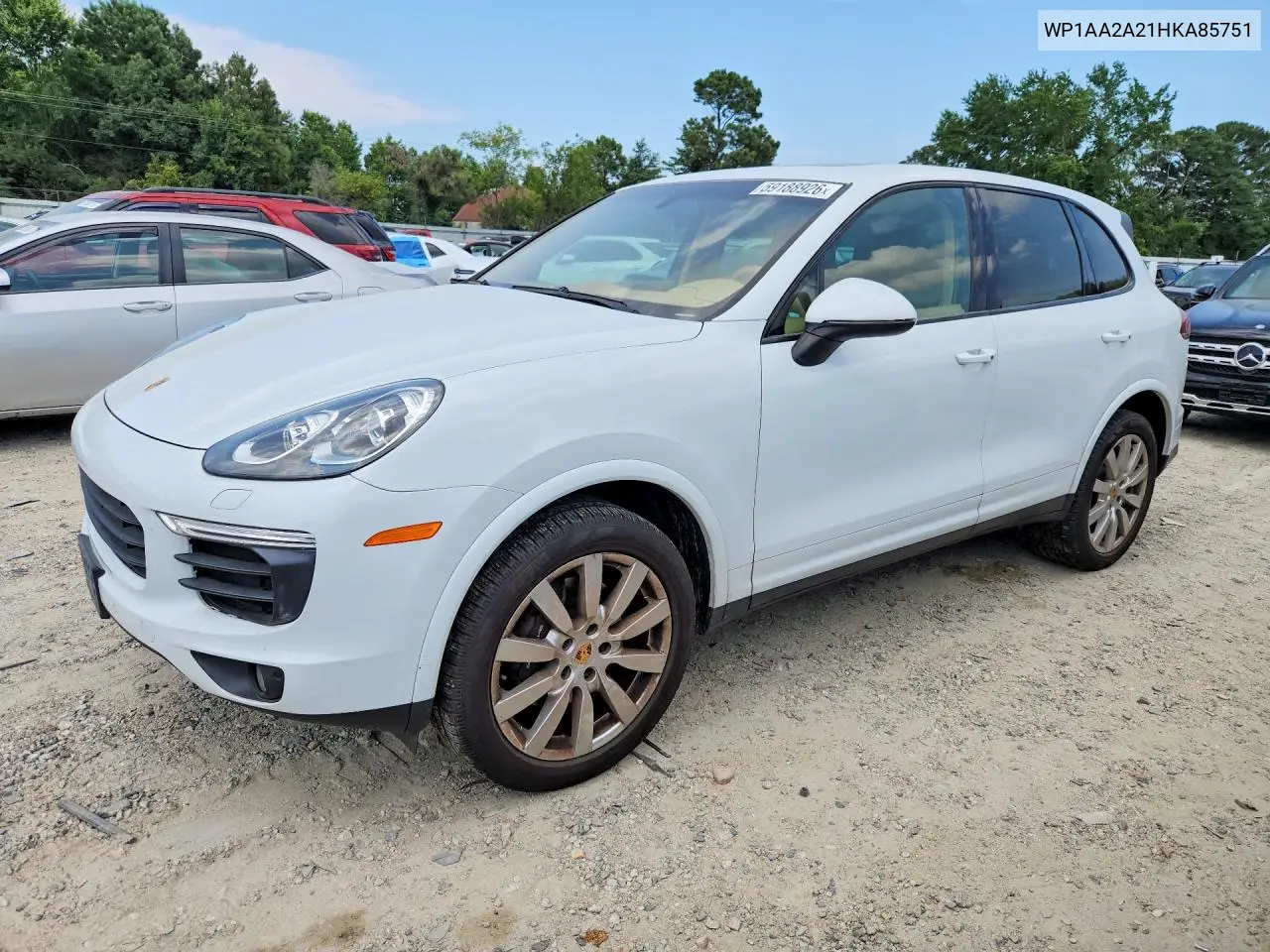 2017 Porsche Cayenne VIN: WP1AA2A21HKA85751 Lot: 59188926