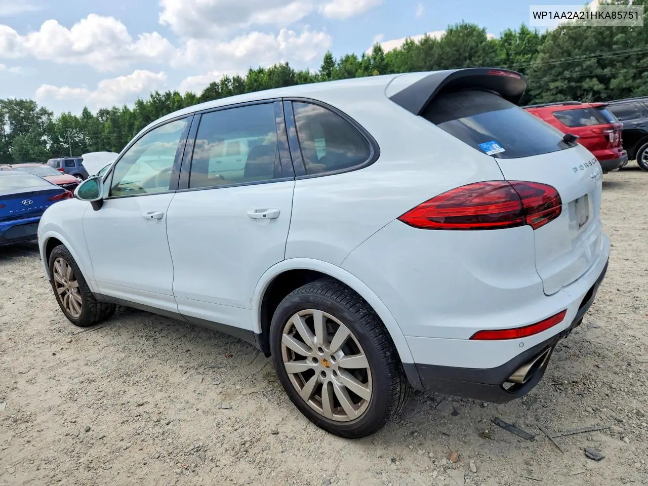 2017 Porsche Cayenne VIN: WP1AA2A21HKA85751 Lot: 59188926