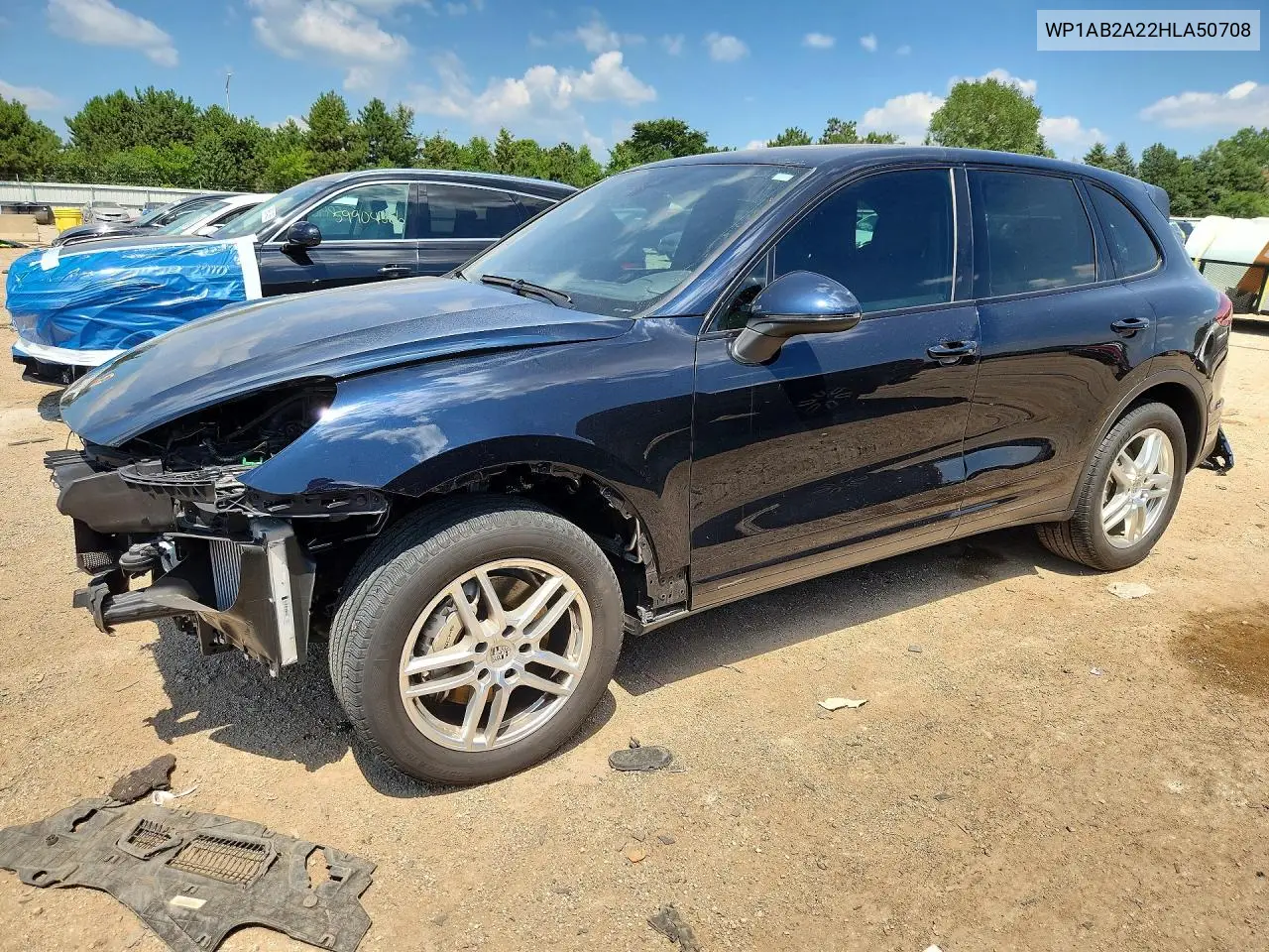 2017 Porsche Cayenne S VIN: WP1AB2A22HLA50708 Lot: 59351036