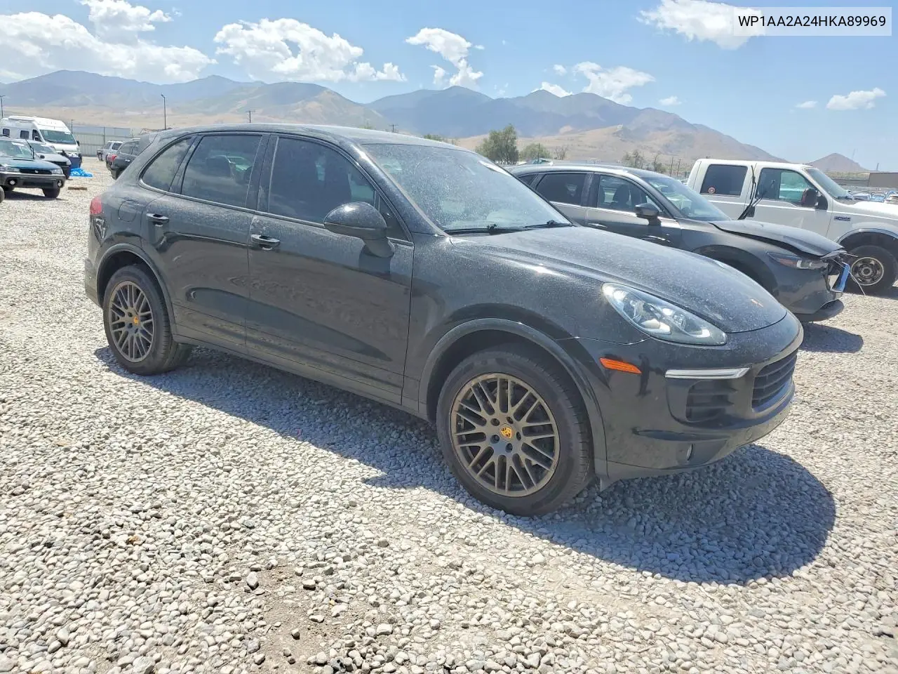 2017 Porsche Cayenne VIN: WP1AA2A24HKA89969 Lot: 60279686