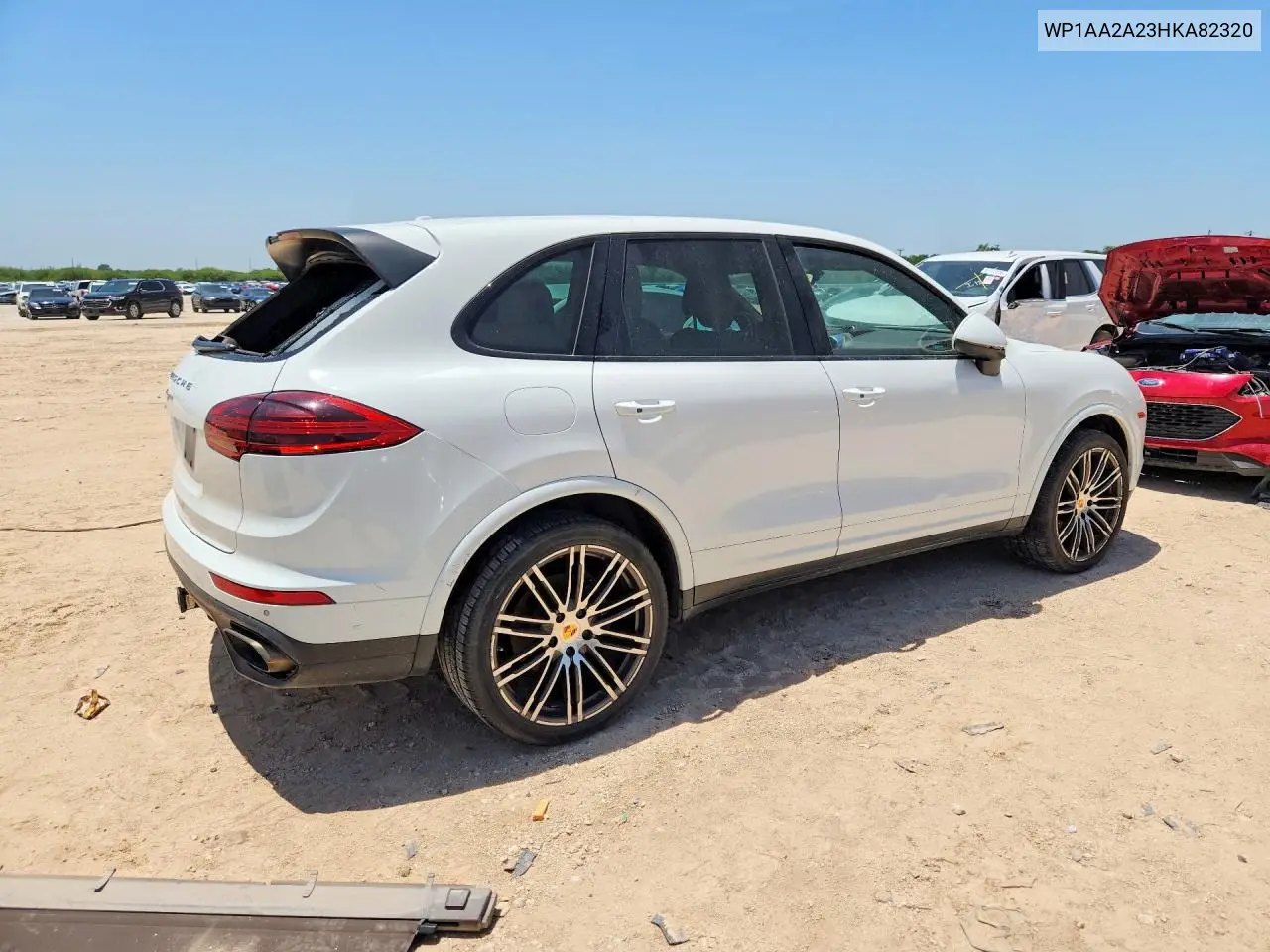 2017 Porsche Cayenne VIN: WP1AA2A23HKA82320 Lot: 61939176
