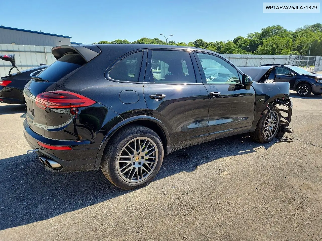 2018 Porsche Cayenne Se Hybrid Platinum VIN: WP1AE2A26JLA71879 Lot: 60324996