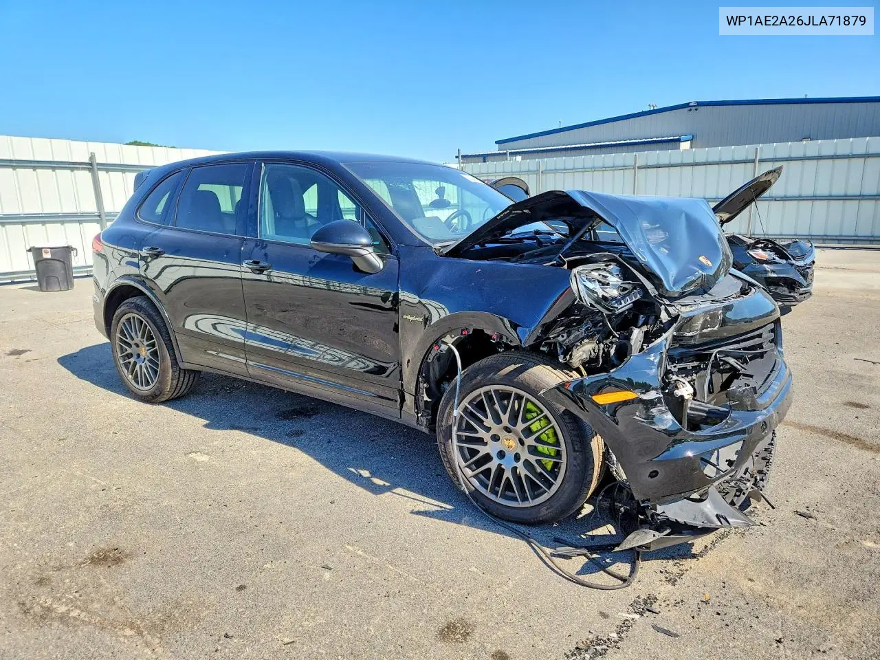 2018 Porsche Cayenne Se Hybrid Platinum VIN: WP1AE2A26JLA71879 Lot: 60324996
