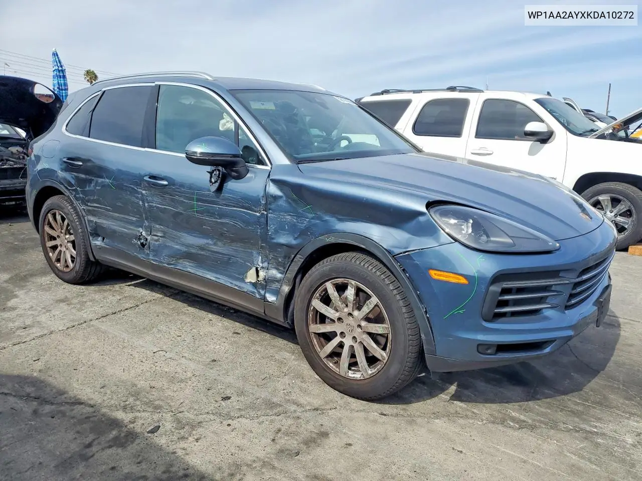 2019 Porsche Cayenne VIN: WP1AA2AYXKDA10272 Lot: 56165986