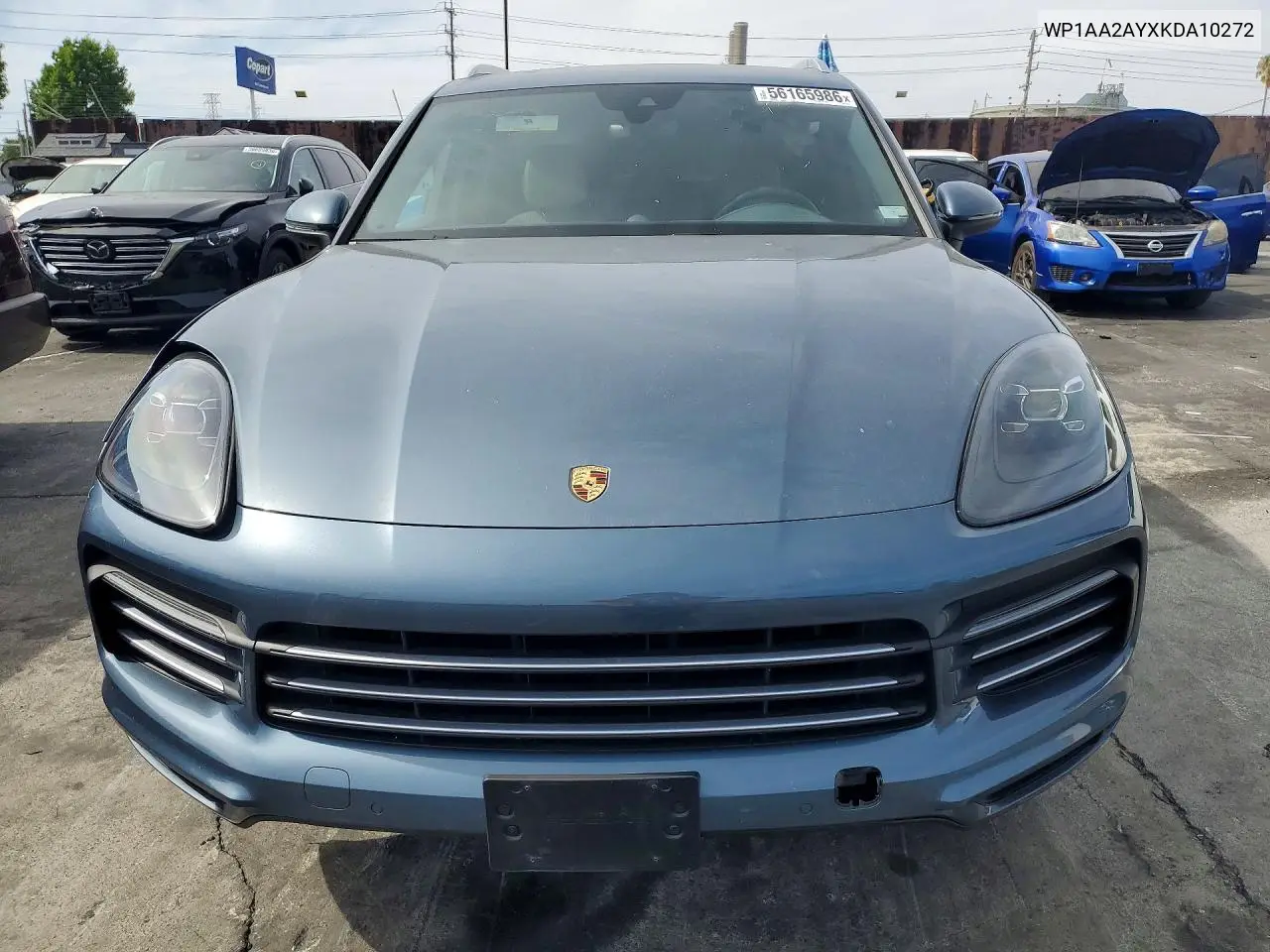2019 Porsche Cayenne VIN: WP1AA2AYXKDA10272 Lot: 56165986