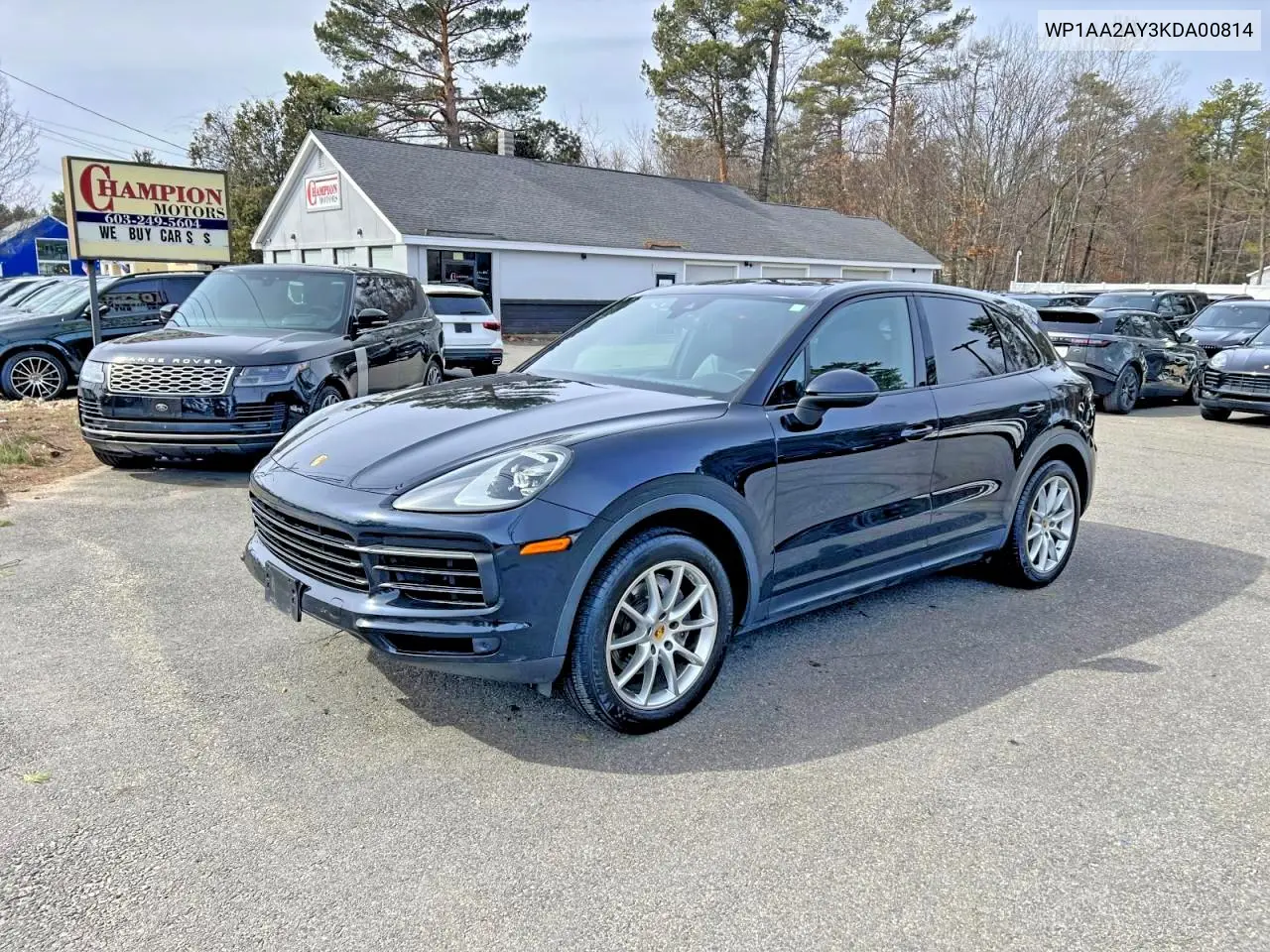 2019 Porsche Cayenne VIN: WP1AA2AY3KDA00814 Lot: 56300446