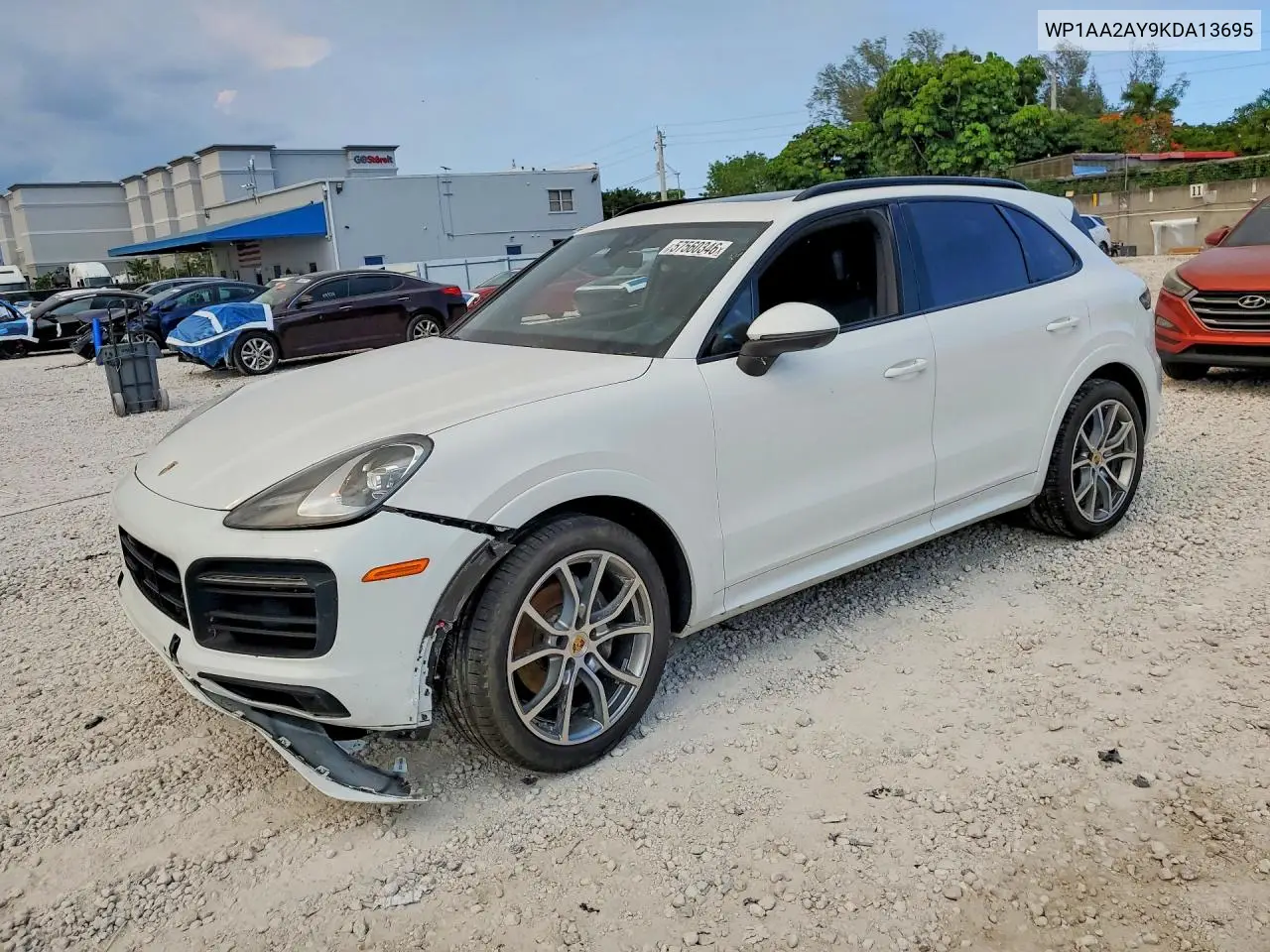 2019 Porsche Cayenne VIN: WP1AA2AY9KDA13695 Lot: 57560346