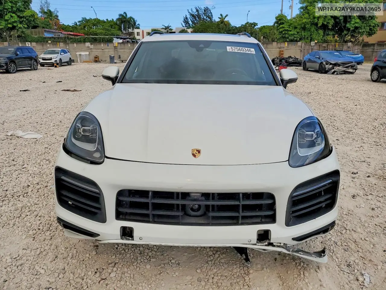 2019 Porsche Cayenne VIN: WP1AA2AY9KDA13695 Lot: 57560346