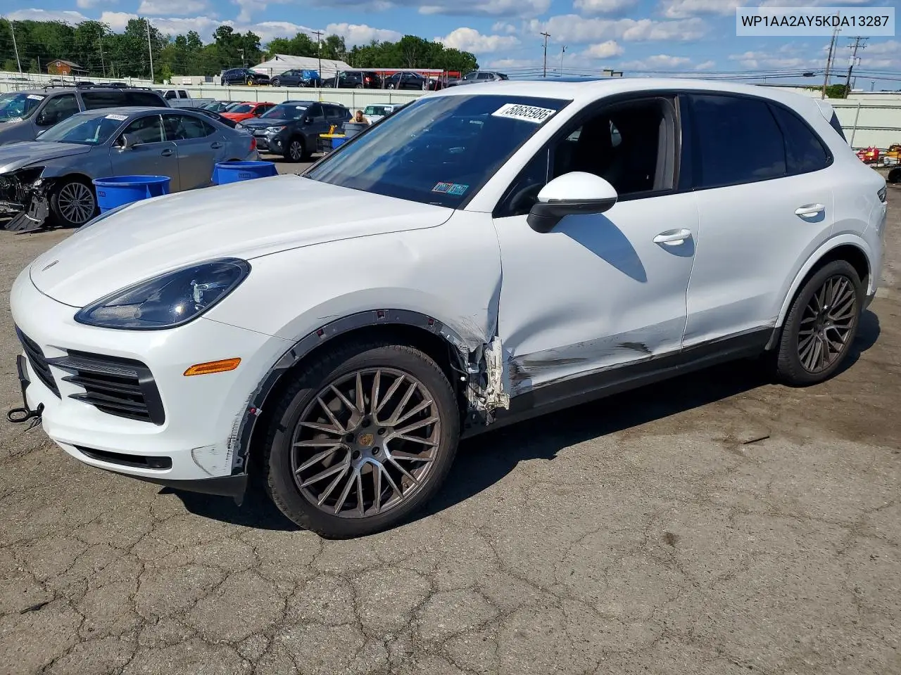 2019 Porsche Cayenne VIN: WP1AA2AY5KDA13287 Lot: 58685986