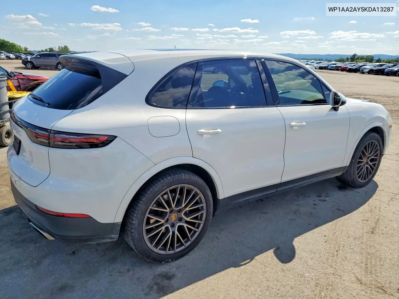 2019 Porsche Cayenne VIN: WP1AA2AY5KDA13287 Lot: 58685986
