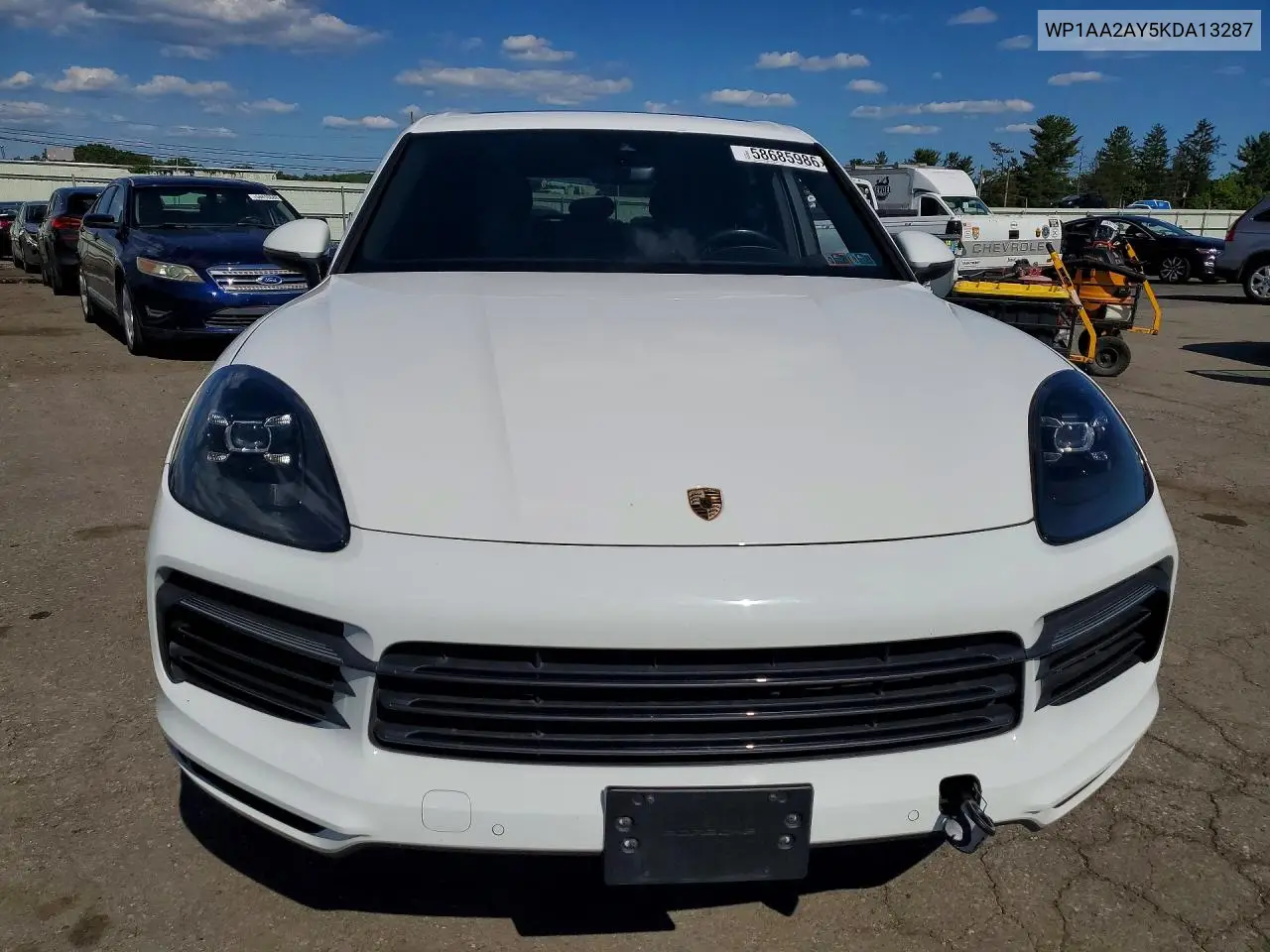 2019 Porsche Cayenne VIN: WP1AA2AY5KDA13287 Lot: 58685986