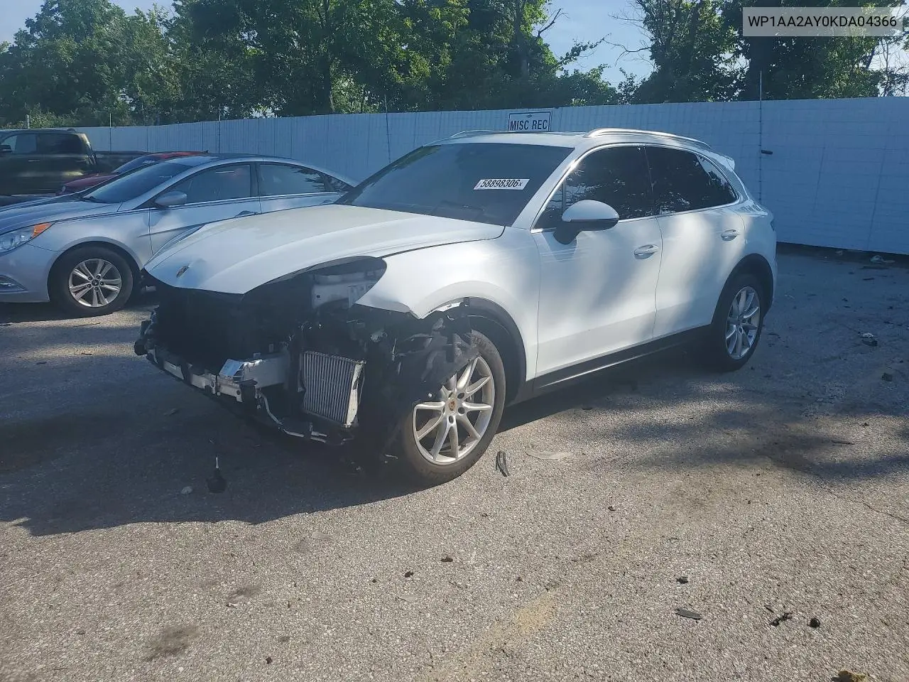 2019 Porsche Cayenne VIN: WP1AA2AY0KDA04366 Lot: 58898306
