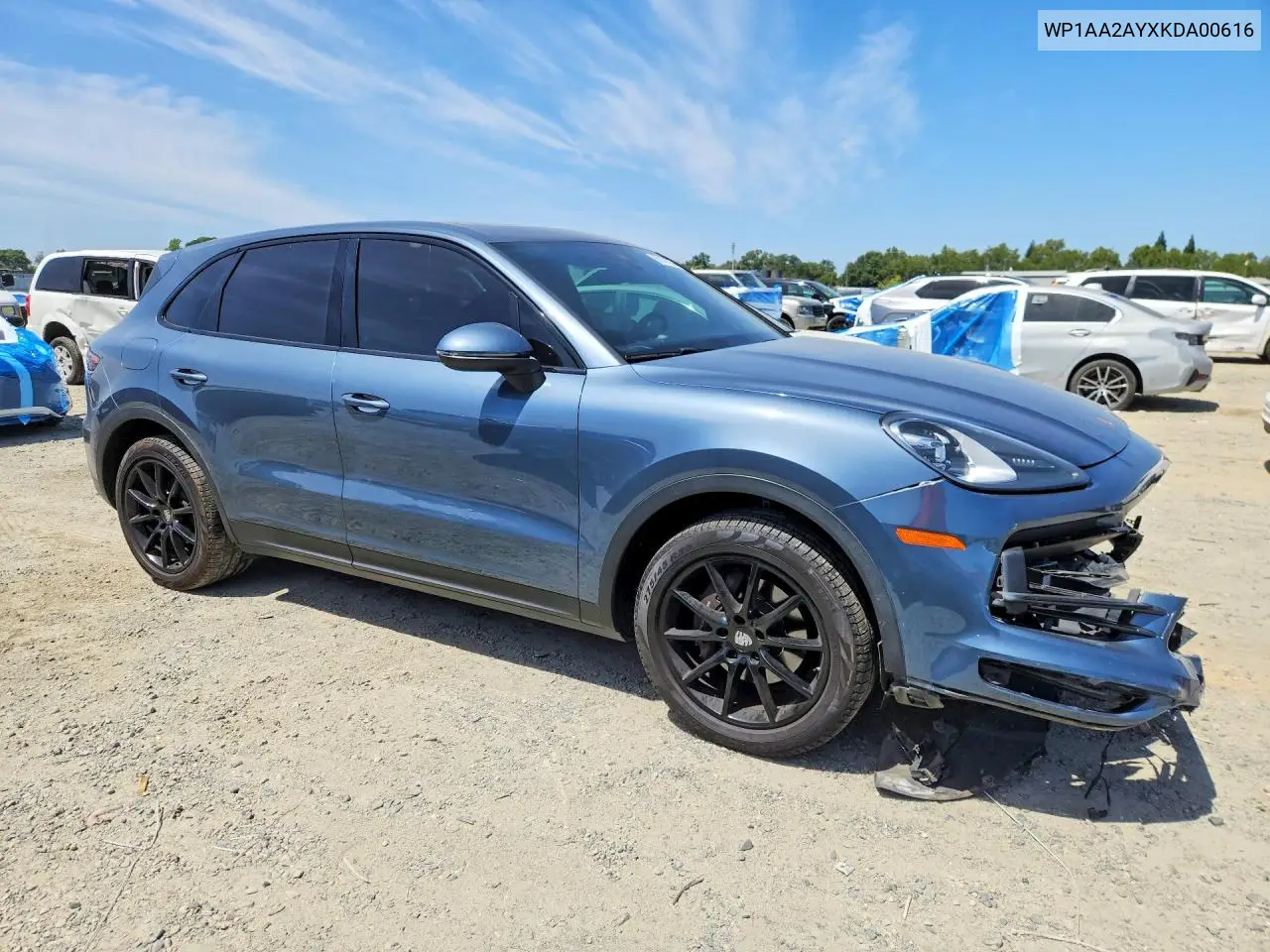 2019 Porsche Cayenne VIN: WP1AA2AYXKDA00616 Lot: 59141146