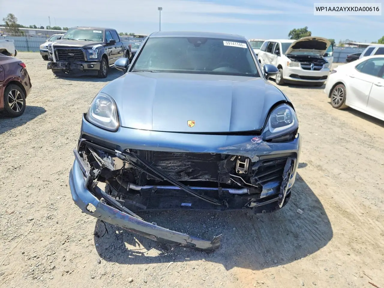 2019 Porsche Cayenne VIN: WP1AA2AYXKDA00616 Lot: 59141146