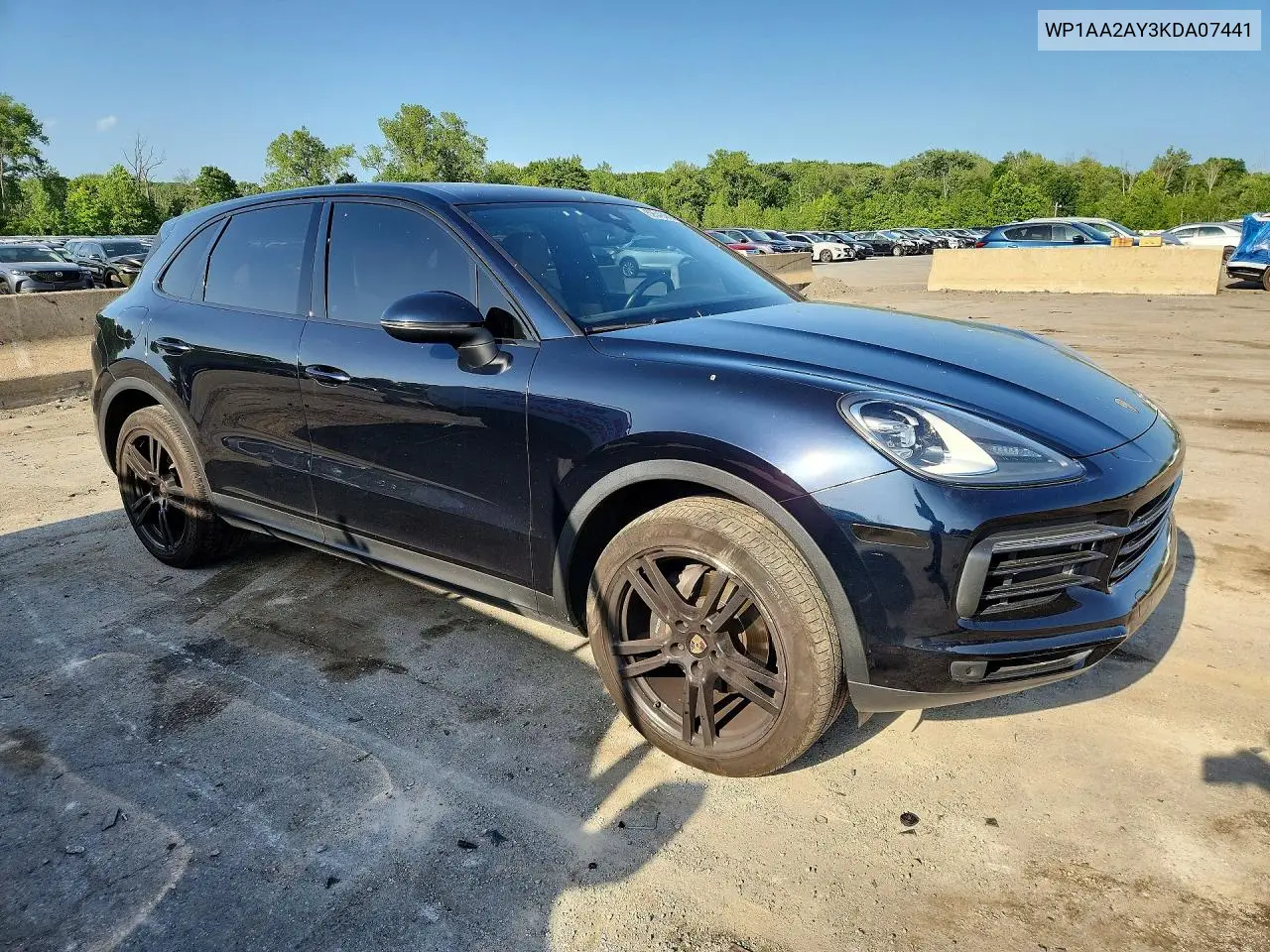 2019 Porsche Cayenne VIN: WP1AA2AY3KDA07441 Lot: 59549486