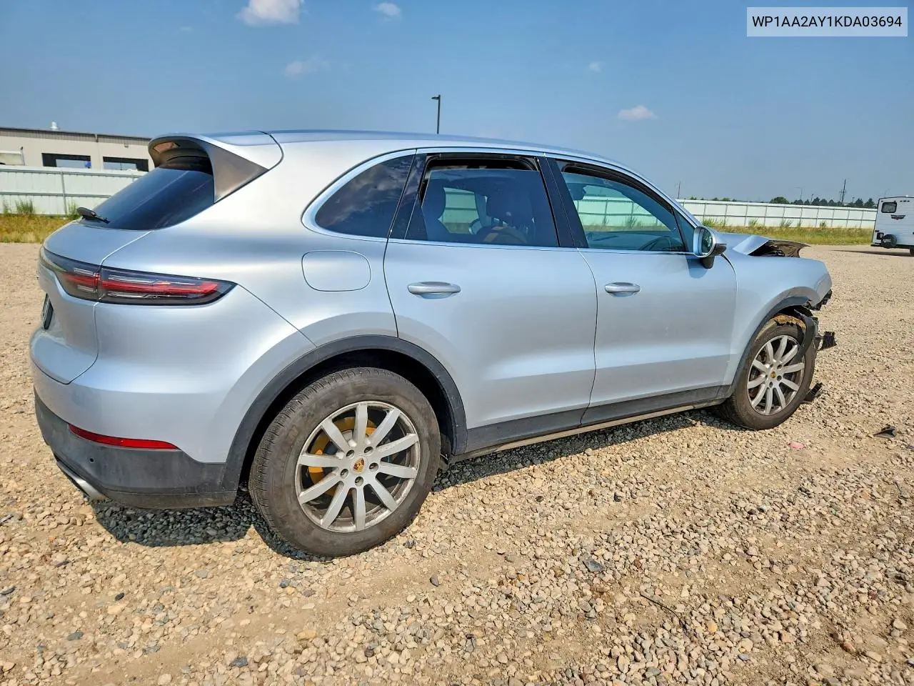 2019 Porsche Cayenne VIN: WP1AA2AY1KDA03694 Lot: 59680136