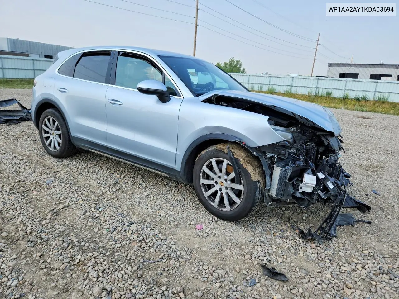 2019 Porsche Cayenne VIN: WP1AA2AY1KDA03694 Lot: 59680136