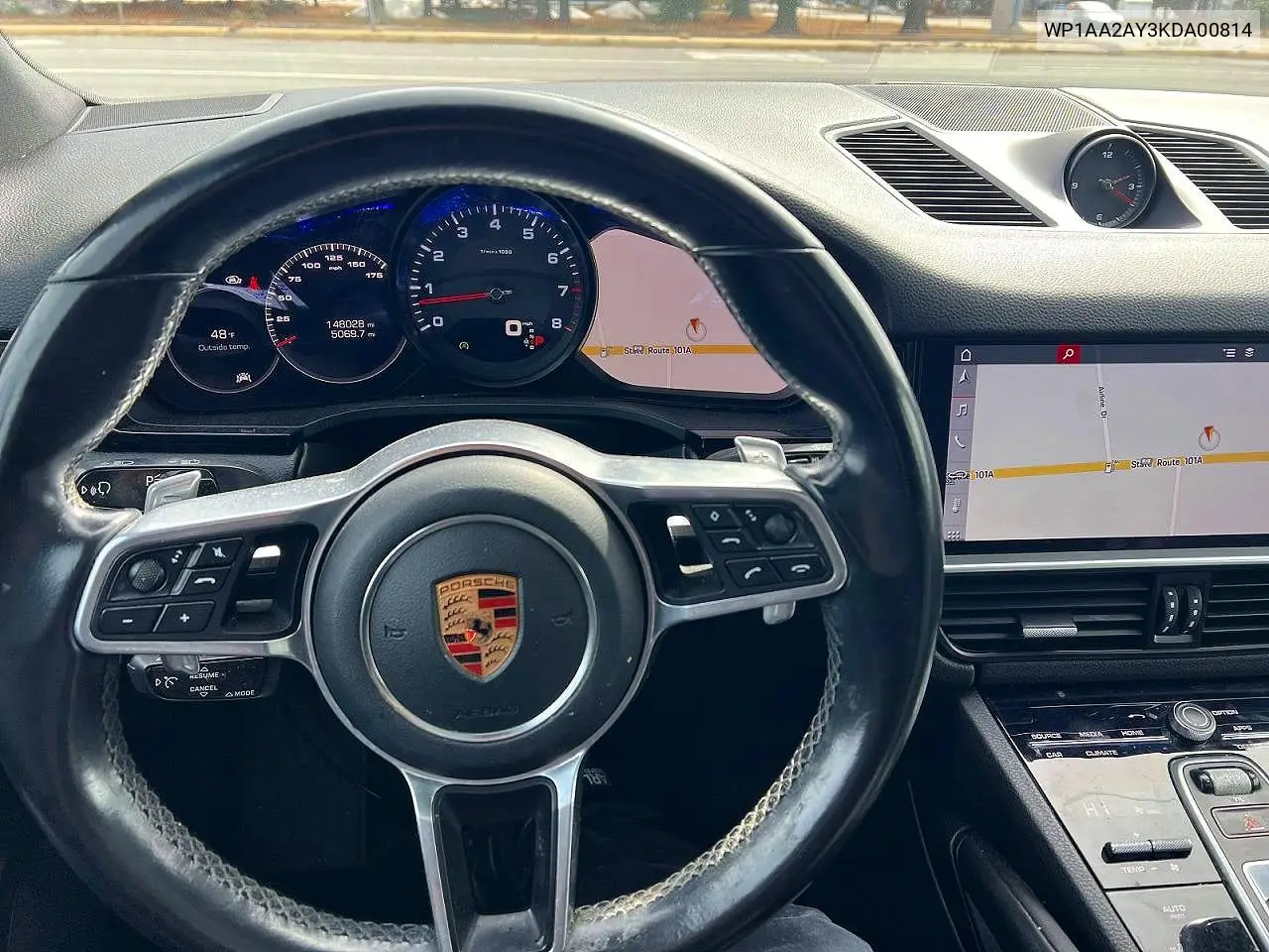 2019 Porsche Cayenne VIN: WP1AA2AY3KDA00814 Lot: 59823696