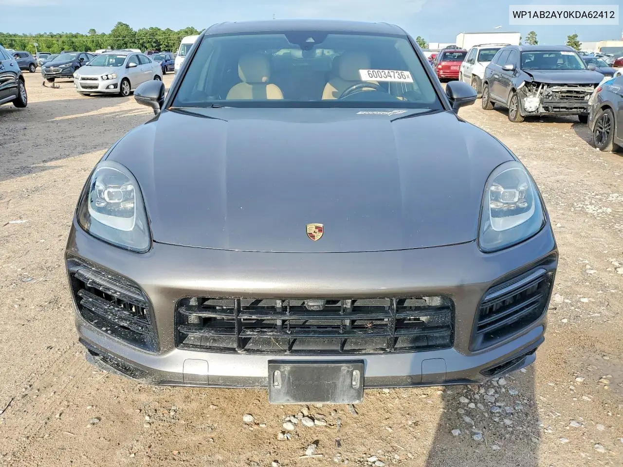 2019 Porsche Cayenne S VIN: WP1AB2AY0KDA62412 Lot: 60034736