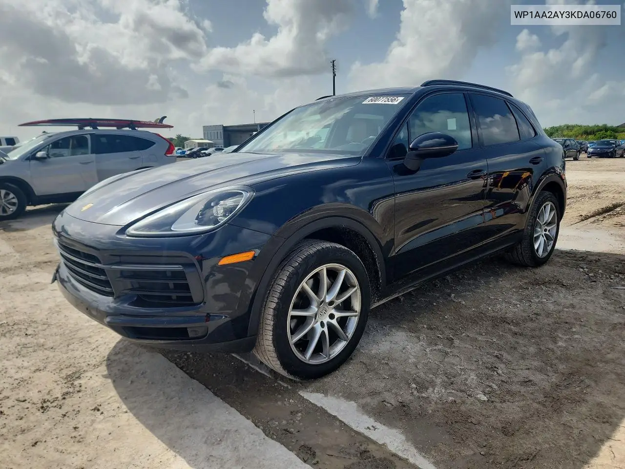 2019 Porsche Cayenne VIN: WP1AA2AY3KDA06760 Lot: 60077556