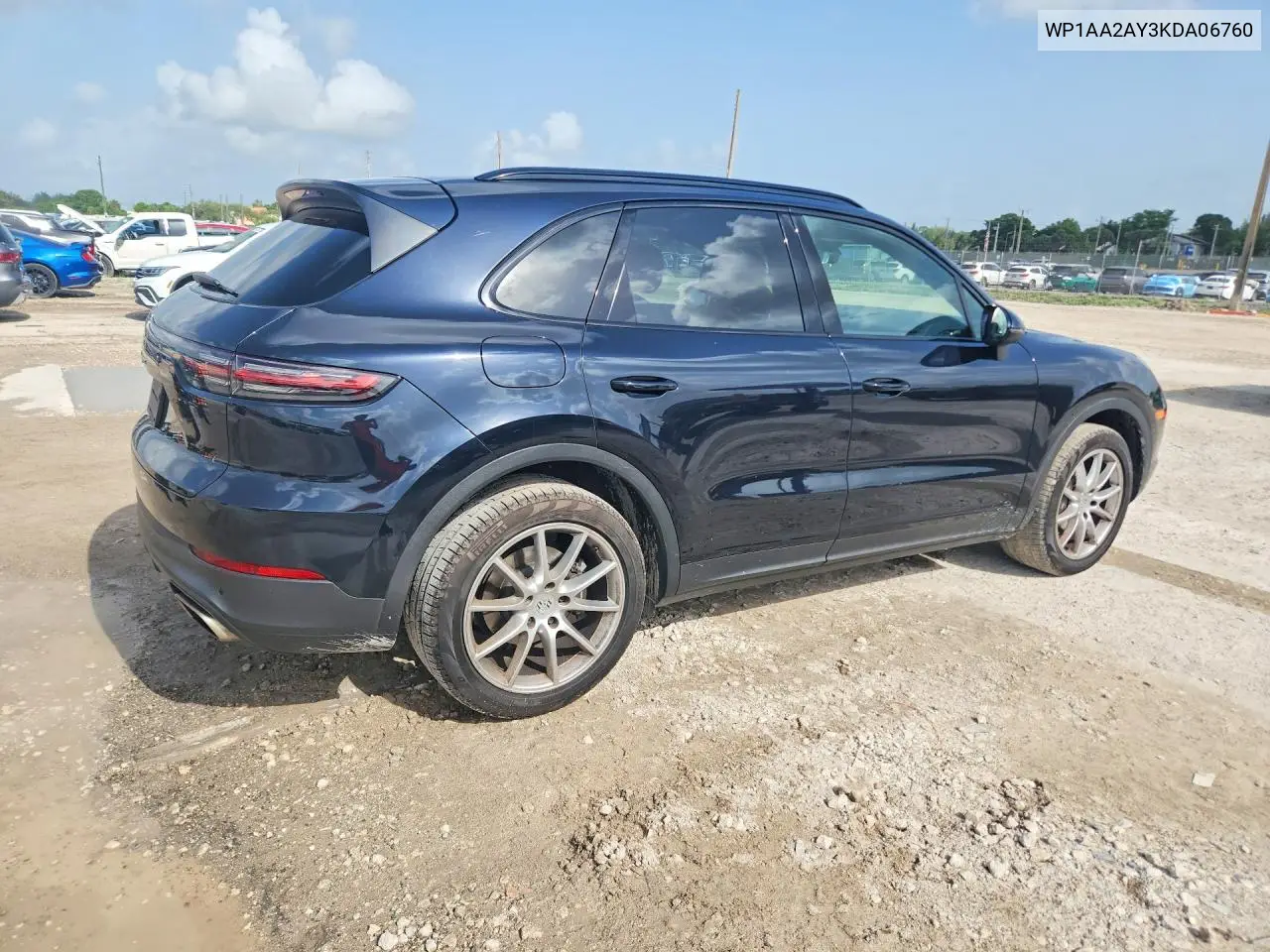 2019 Porsche Cayenne VIN: WP1AA2AY3KDA06760 Lot: 60077556