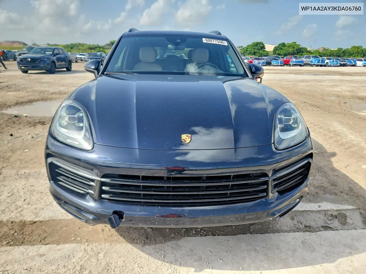2019 Porsche Cayenne VIN: WP1AA2AY3KDA06760 Lot: 60077556