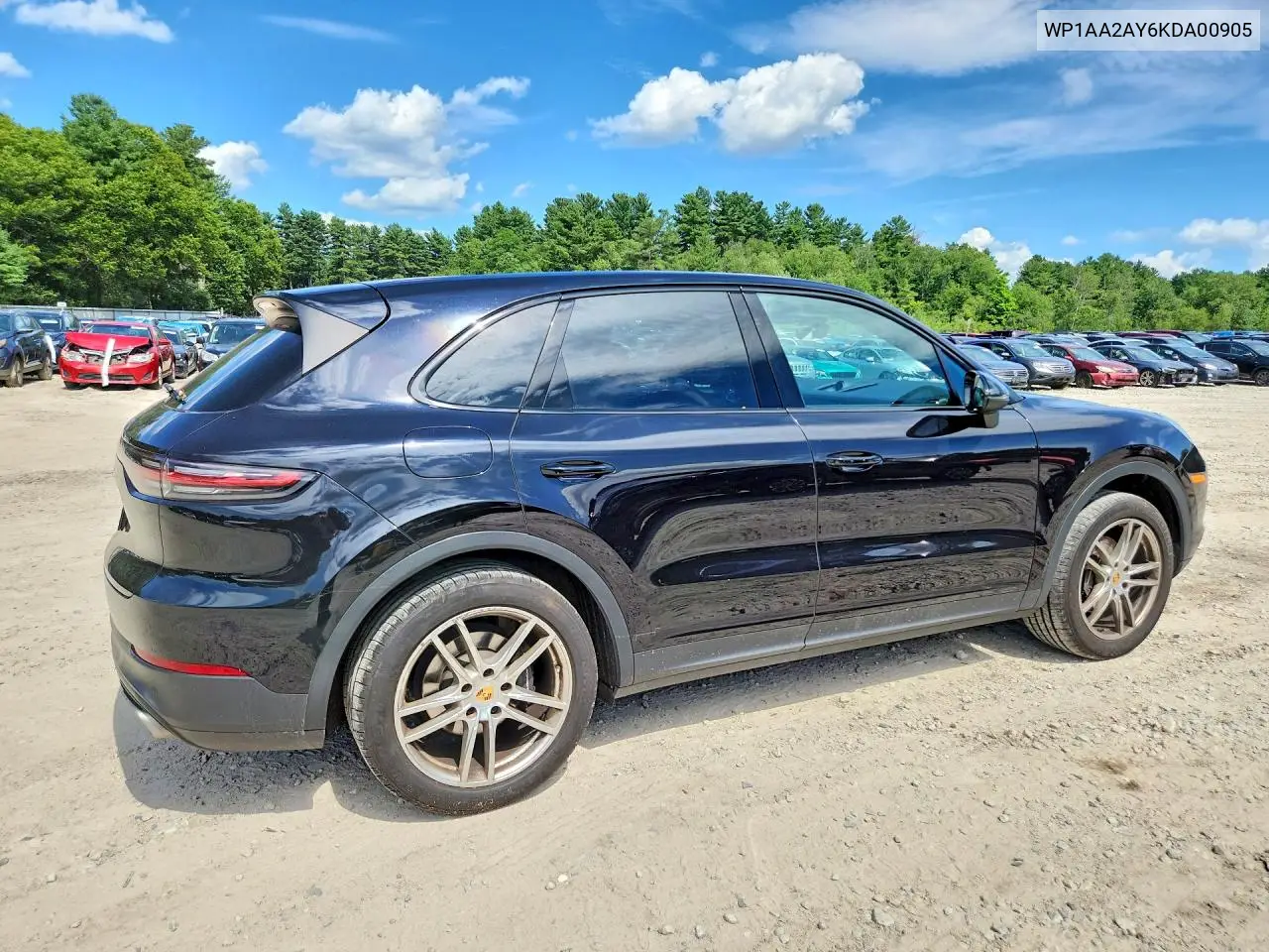 2019 Porsche Cayenne VIN: WP1AA2AY6KDA00905 Lot: 60698416