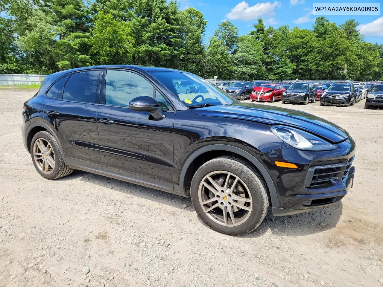 2019 Porsche Cayenne VIN: WP1AA2AY6KDA00905 Lot: 60698416