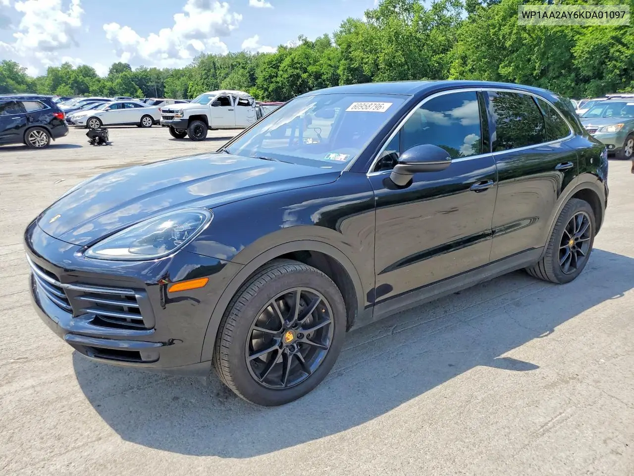 2019 Porsche Cayenne VIN: WP1AA2AY6KDA01097 Lot: 60958796