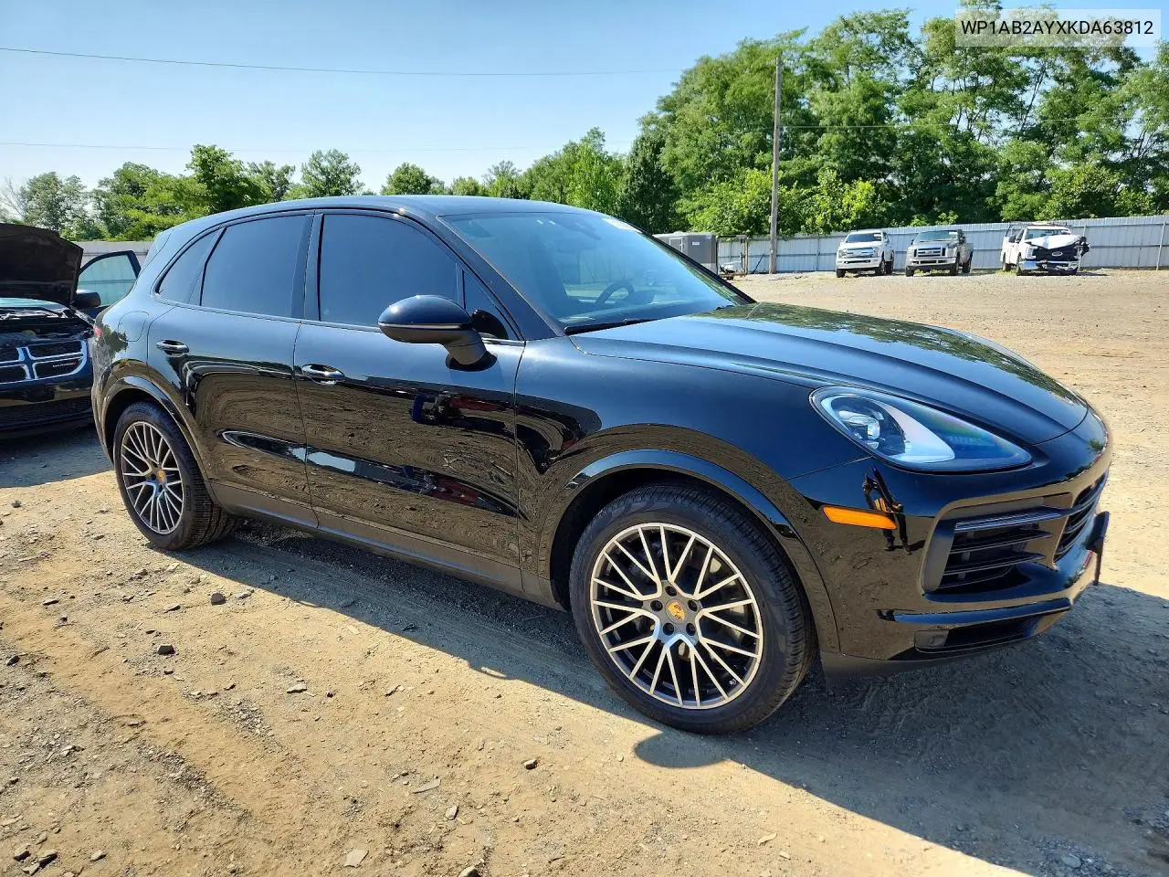 2019 Porsche Cayenne S VIN: WP1AB2AYXKDA63812 Lot: 61800206