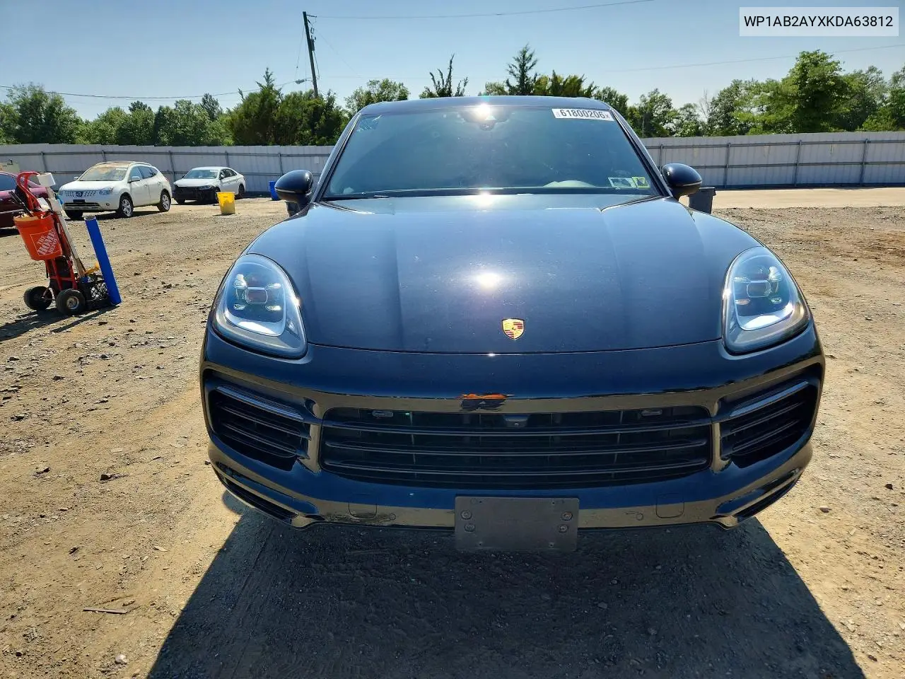 2019 Porsche Cayenne S VIN: WP1AB2AYXKDA63812 Lot: 61800206