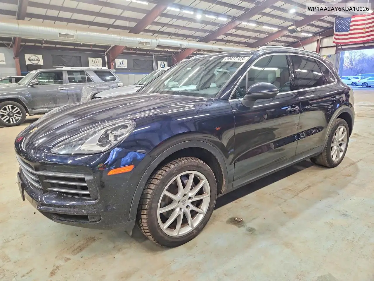 2019 Porsche Cayenne VIN: WP1AA2AY6KDA10026 Lot: 75927185