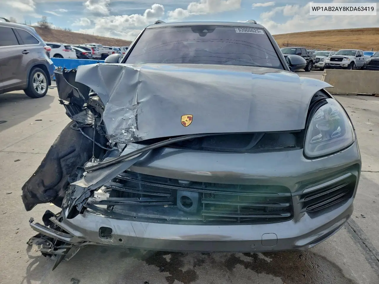 WP1AB2AY8KDA63419 2019 Porsche Cayenne S