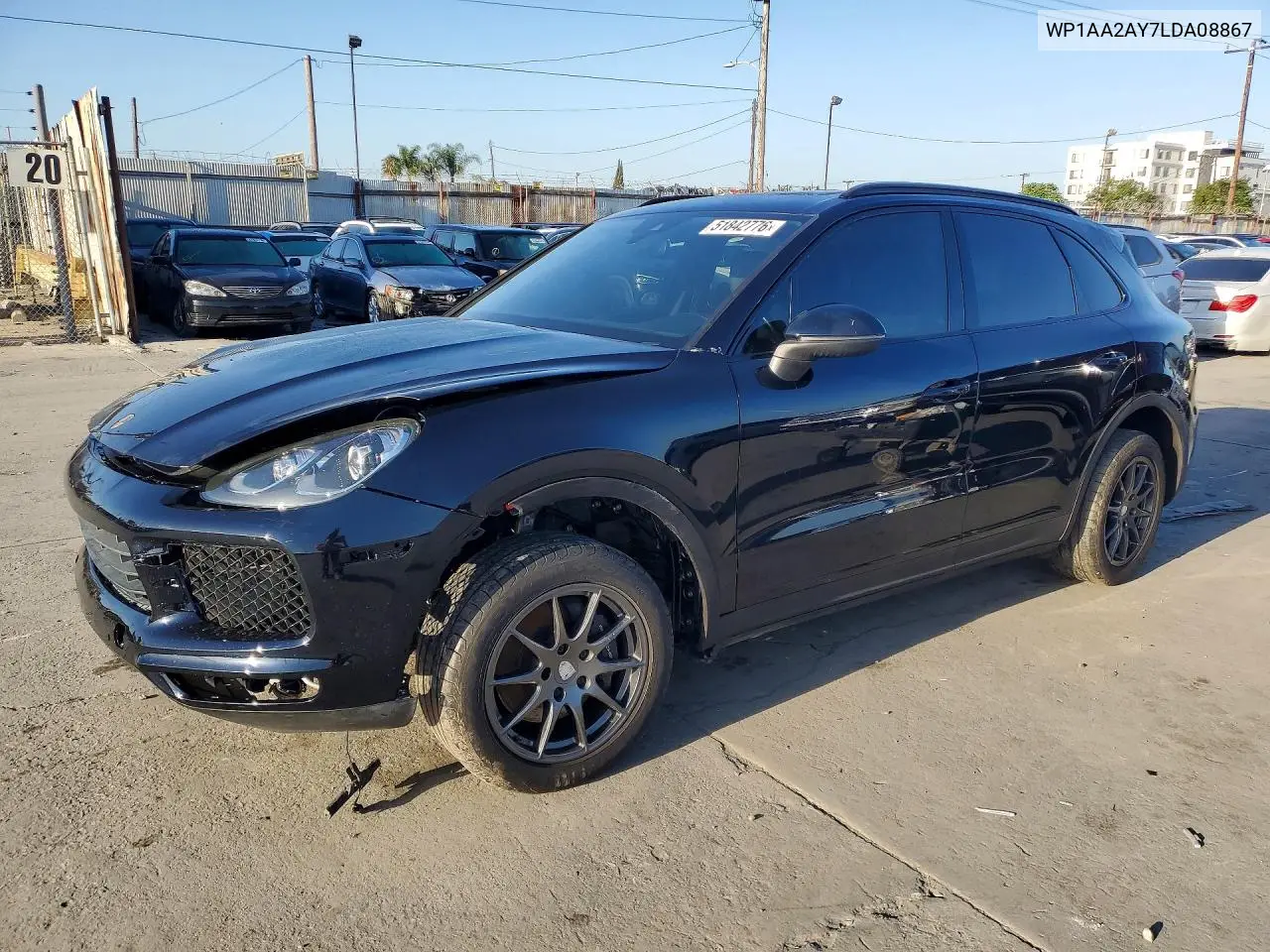 2020 Porsche Cayenne VIN: WP1AA2AY7LDA08867 Lot: 51842776
