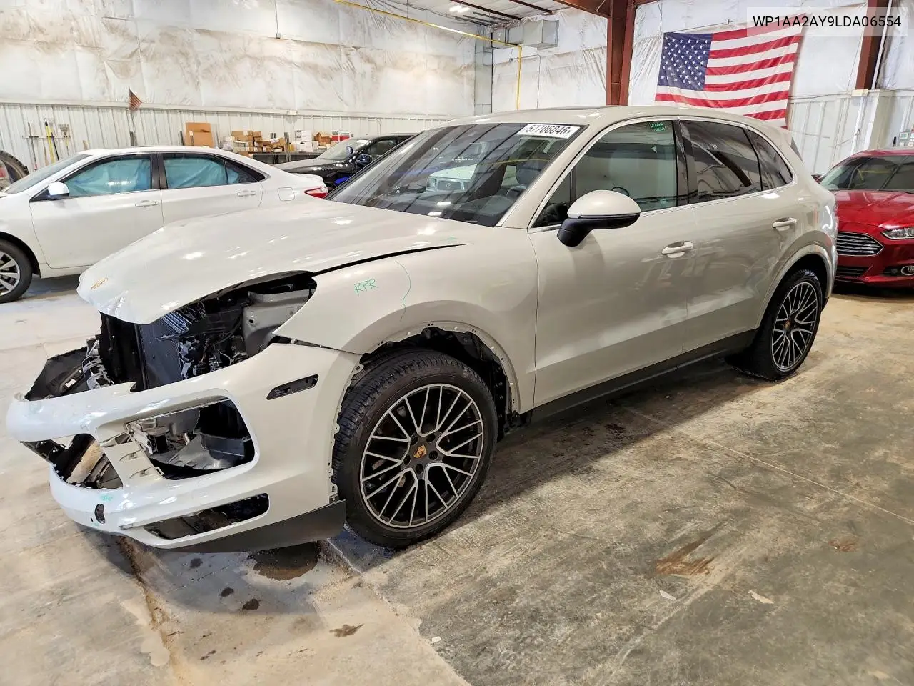 2020 Porsche Cayenne VIN: WP1AA2AY9LDA06554 Lot: 57706046
