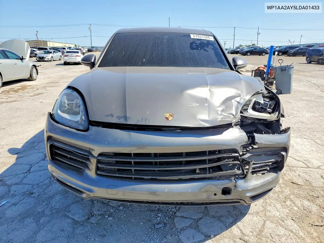 2020 Porsche Cayenne VIN: WP1AA2AY5LDA01433 Lot: 57931326