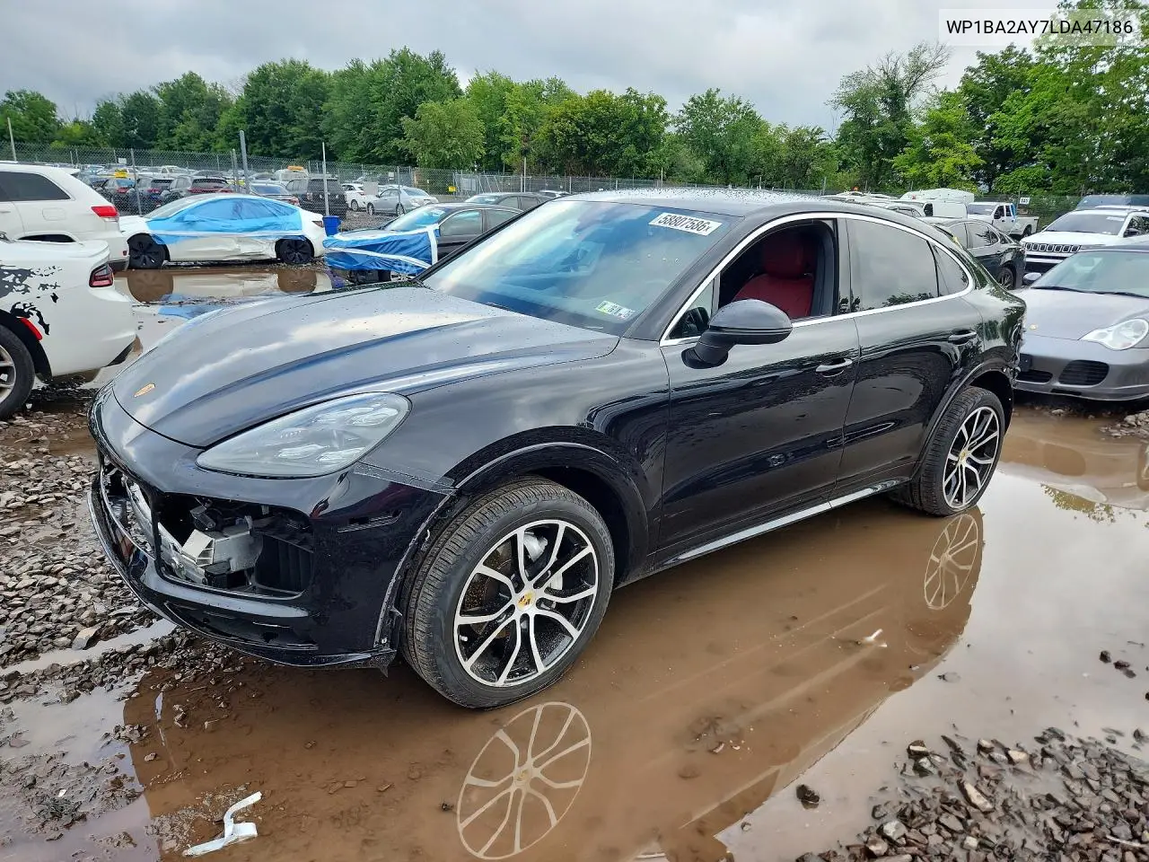 2020 Porsche Cayenne Coupe VIN: WP1BA2AY7LDA47186 Lot: 58807586