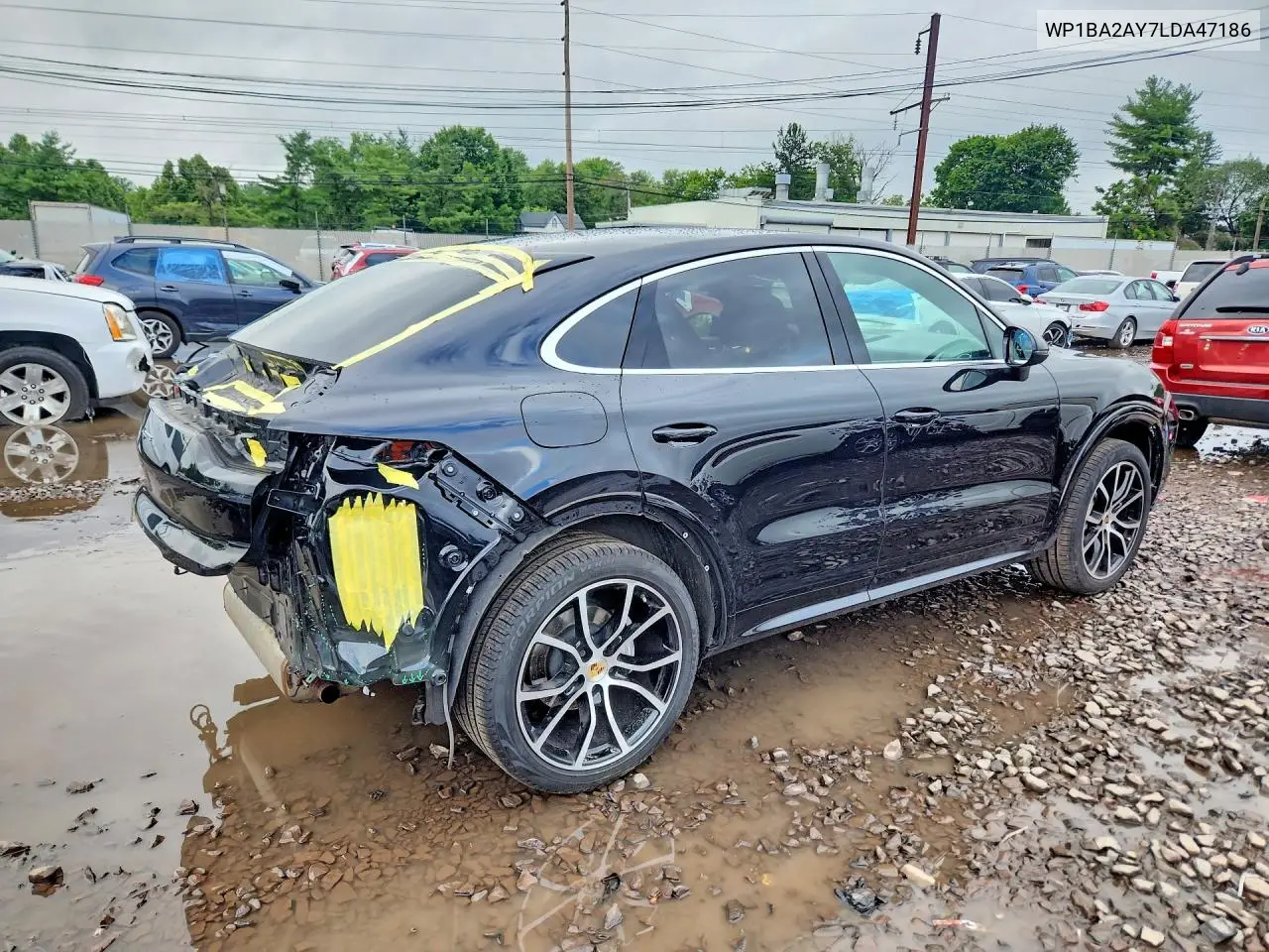 2020 Porsche Cayenne Coupe VIN: WP1BA2AY7LDA47186 Lot: 58807586