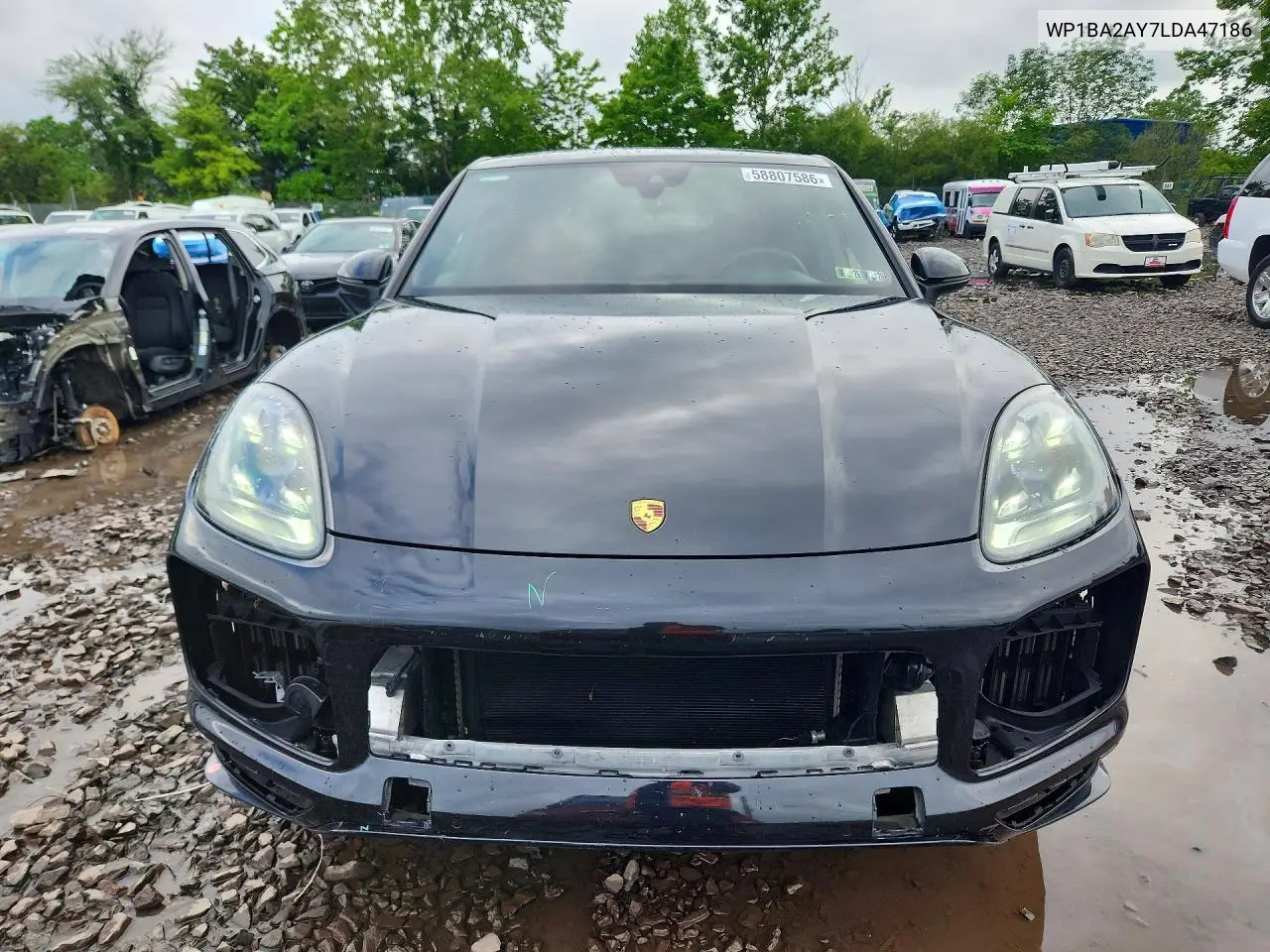 2020 Porsche Cayenne Coupe VIN: WP1BA2AY7LDA47186 Lot: 58807586