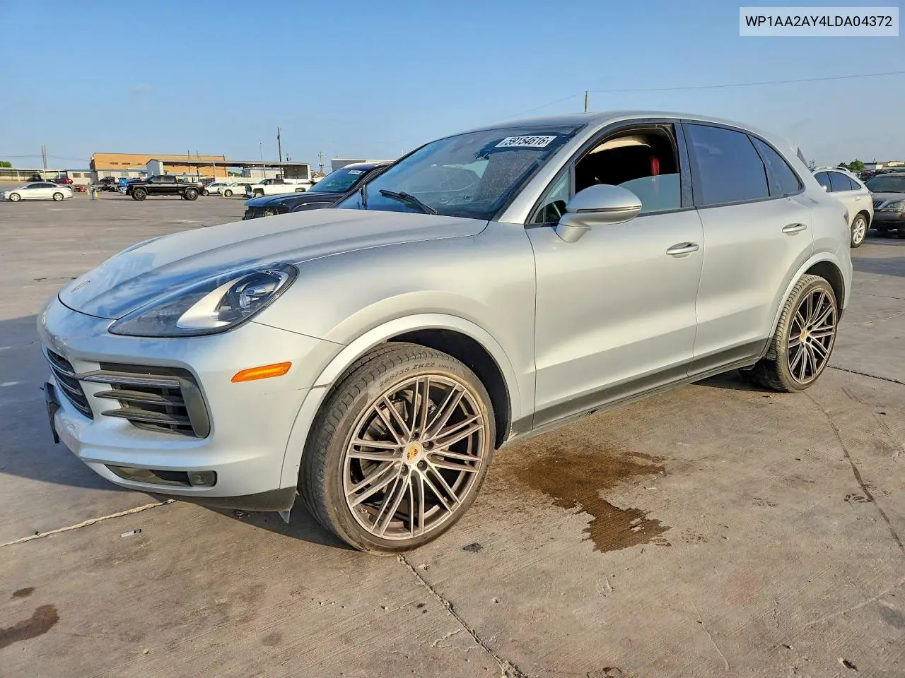 2020 Porsche Cayenne VIN: WP1AA2AY4LDA04372 Lot: 59154616