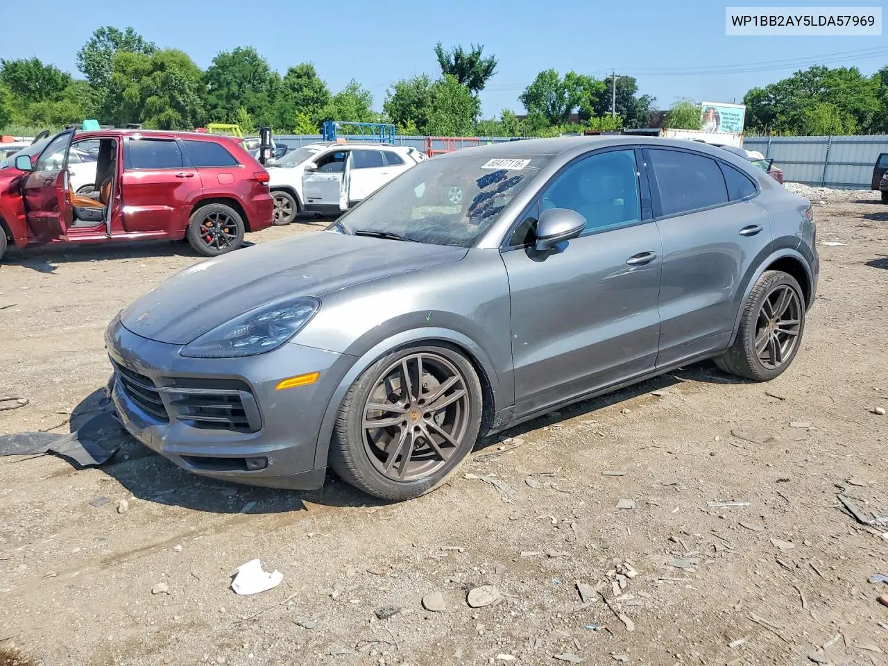 2020 Porsche Cayenne S Coupe VIN: WP1BB2AY5LDA57969 Lot: 60477116